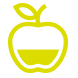 Yellow food icon